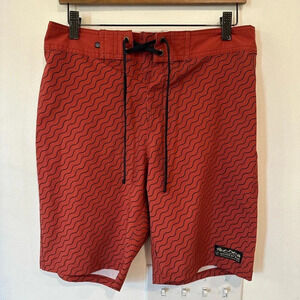 United By Blue Blue Board Shorts Swim Rust/Orange Size 30 Quick Drying
